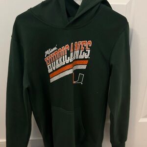 Miami Hurricanes Green Hoodie
